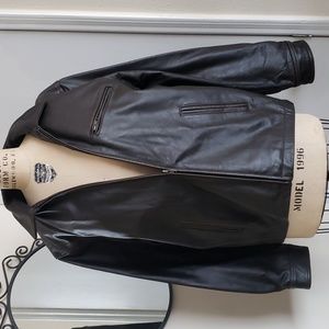Cherokee Men bomber brown  leather jacket size Medium